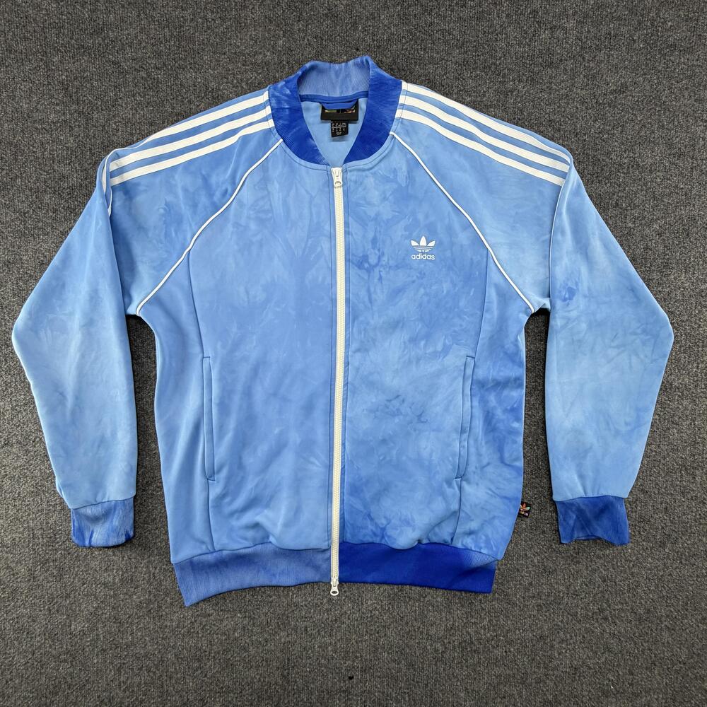 Adidas Pharrell Williams Hu Track Jacket Mens XL Blue Full Zip 2018 Human Race